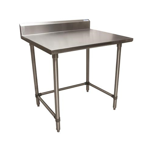 16 ga. S/S Work Table Open Base 5"Riser 48"Wx30"D-cityfoodequipment.com