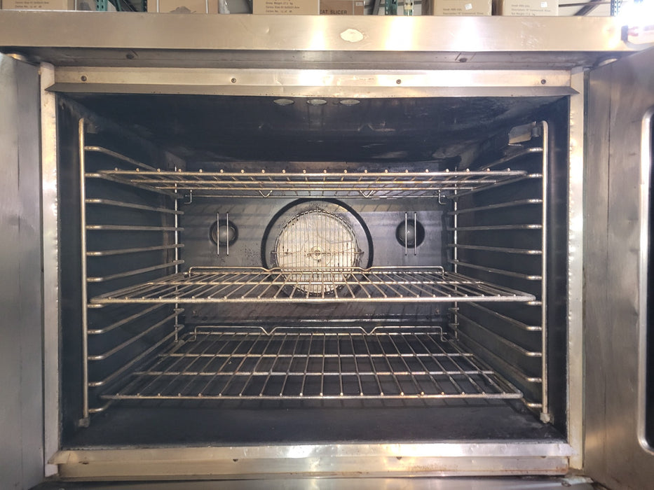 Used Blodgett DFG-100-3 Commercial Double Convection Oven, Gas-cityfoodequipment.com