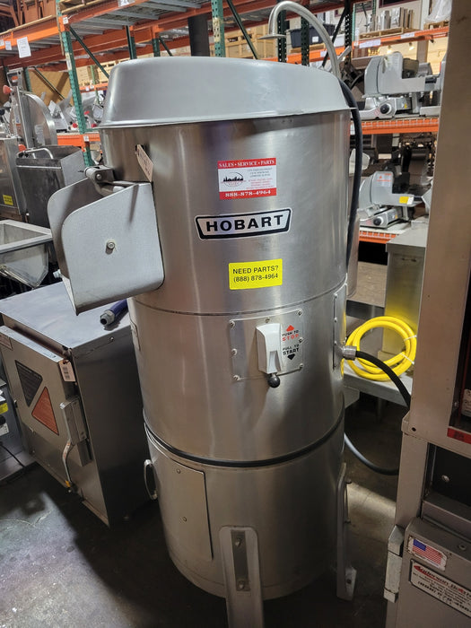 Used Hobart 6460-1 60 lb. Potato Peeler - 3 Phase, 200-230V, 1 hp-cityfoodequipment.com