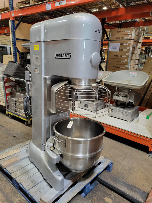 Used Hobart M802 80-Quart Mixer w/Guard, 230V 3-Phase-cityfoodequipment.com