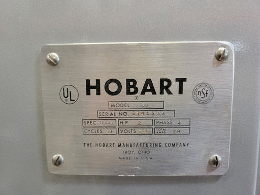 Used Hobart M802 80-Quart Mixer w/Guard, 230V 3-Phase-cityfoodequipment.com