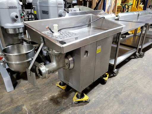 Used Biro 548 Commercial 5 HP #32 Meat Grinder, 208V, 3 Phase-cityfoodequipment.com