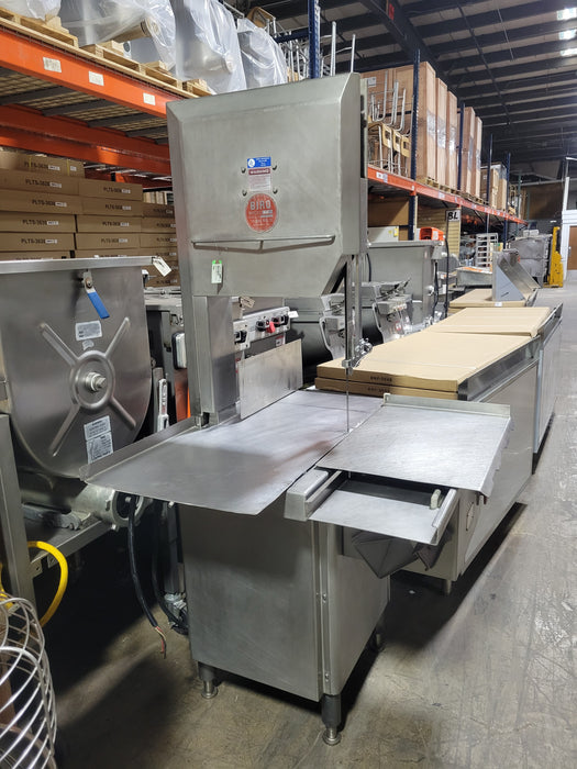 Used Biro 44 Commercial Meat Saw, 3 Phase, 208-220V, 135" Blade-cityfoodequipment.com