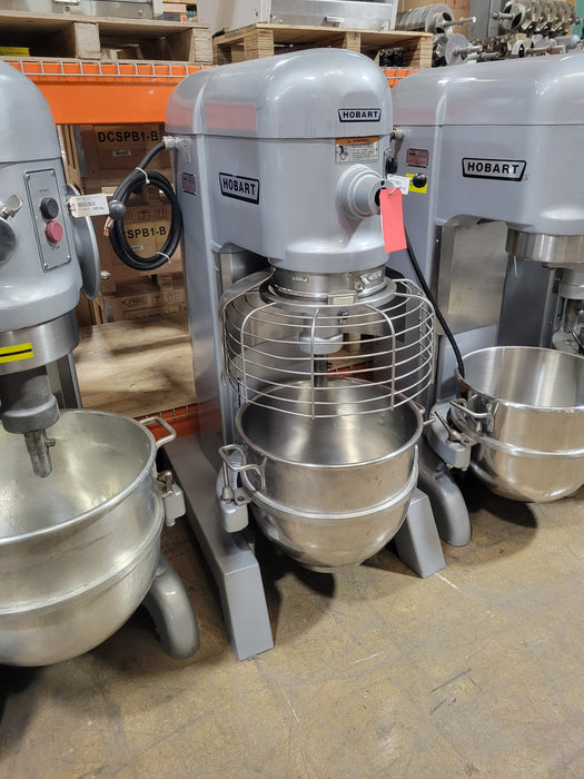 Used Hobart H600T 60Qt Commercial Dough Mixer W/ Guard, Timer 3PH-cityfoodequipment.com