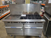 Used Imperial IR-6-G24 60" 6 Burner Gas Range w/ 24" Griddle & 2 Ovens-cityfoodequipment.com