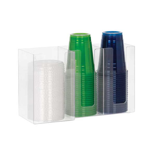 Dispense-Rite CTHL-3 Countertop Lid & Straw Organizer-cityfoodequipment.com