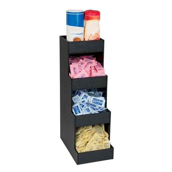 Dispense-Rite CTVH-4BT Countertop Condiment Organizer-cityfoodequipment.com