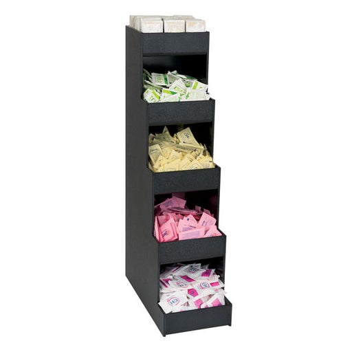 Dispense-Rite CTVH-5BT Countertop Condiment Organizer-cityfoodequipment.com