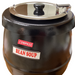 Compass Black Steel 10L Electric Soup Kettle-cityfoodequipment.com