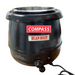 Compass Black Steel 10L Electric Soup Kettle-cityfoodequipment.com