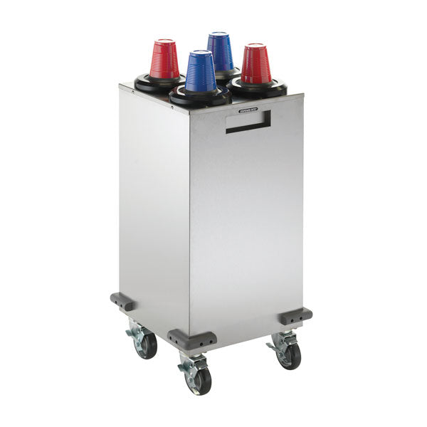 Dispense-Rite MCDC-SLR2X2 Mobile Cup Dispensing Cart-cityfoodequipment.com