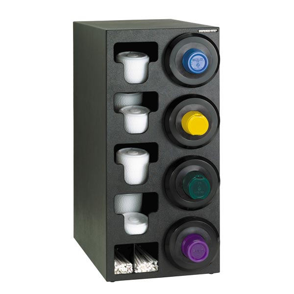 Dispense-Rite SLR-C-4RBT Countertop Cup, Lid & Straw Dispensing Cabinet-cityfoodequipment.com