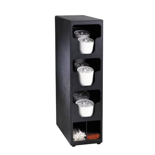 Dispense-Rite TLO-3BT Countertop Lid & Straw Organizer-cityfoodequipment.com