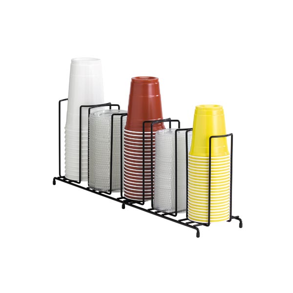 Dispense-Rite WR-5 Countertop Wire Form Cup & Lid Dispenser-cityfoodequipment.com