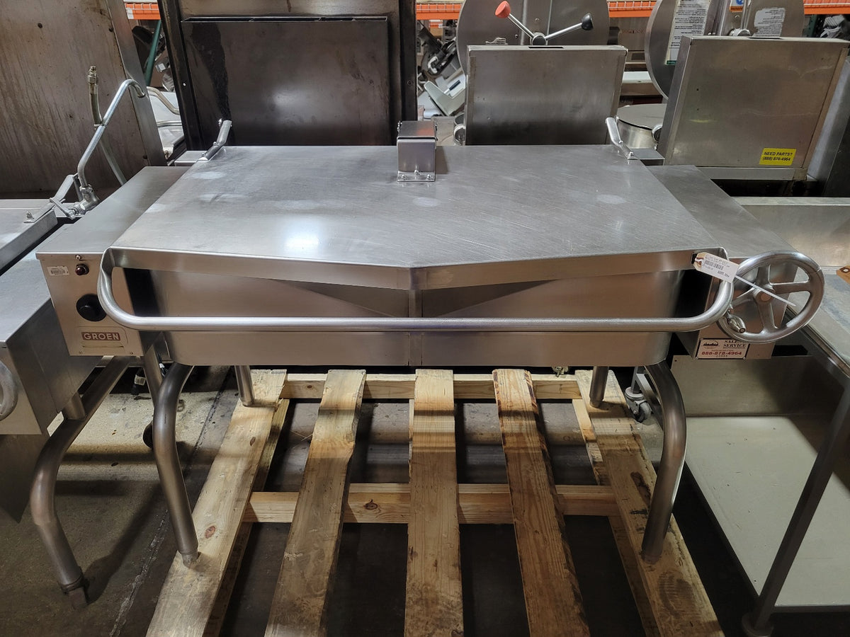 Used Groen FPC4C 40Gallon Manual Tilt Skillet, 480 Volts, 3 Phase — City Food Equipment