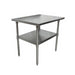 14 ga. S/S Work Table With S/S Undershelf 30"Wx30"D-cityfoodequipment.com