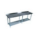 18 ga. S/S Work Table Undershelf 1.5" Riser 84"x24"-cityfoodequipment.com