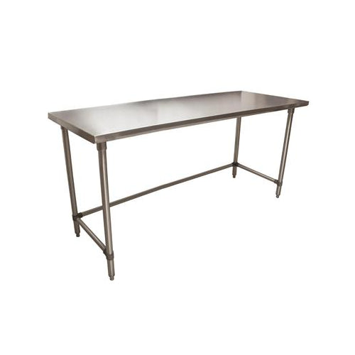 16 ga. S/S Work Table Open Base 72"Wx36"D-cityfoodequipment.com