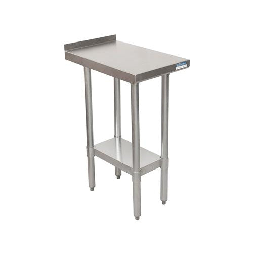 18 ga. S/S Filler Table With Undershelf 1 1/2" Riser 18"Wx30"D-cityfoodequipment.com