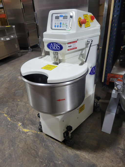 ABS SM-50 Spiral Mixer. 110 lb Dough Capacity. 4 HP.-cityfoodequipment.com