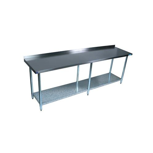 18 ga. S/S Work Table Undershelf 1.5" Riser 84"x30"-cityfoodequipment.com