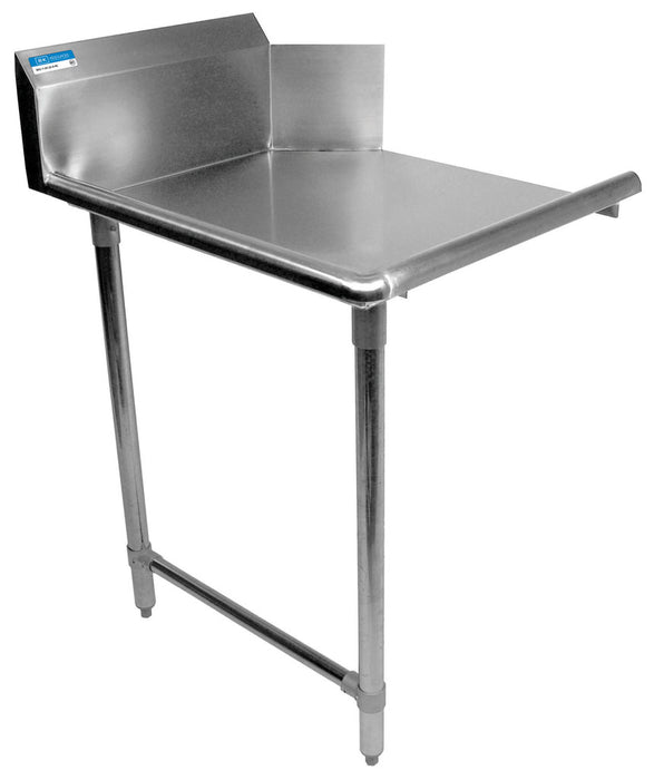 26" Clean Dishtable Left Side S/S Legs & Bracing-cityfoodequipment.com