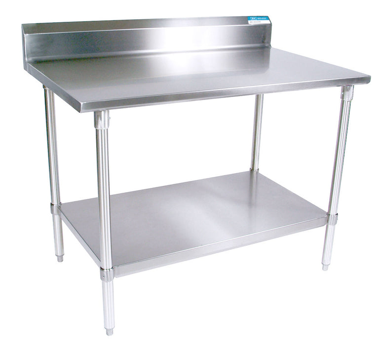 18 ga. S/S Work Table Undershelf 5" Riser 30"x24"-cityfoodequipment.com