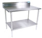 18 ga. S/S Work Table Undershelf 5" Riser 30"x24"-cityfoodequipment.com