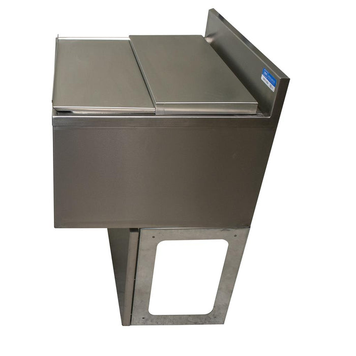 24"X 18" Ice Bin & Lid w/ 7 Circuit Cold Plate w/ Base-cityfoodequipment.com