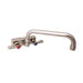 Evolution 4" Splash Mount S/S Faucet, 14" Swing Spout-cityfoodequipment.com