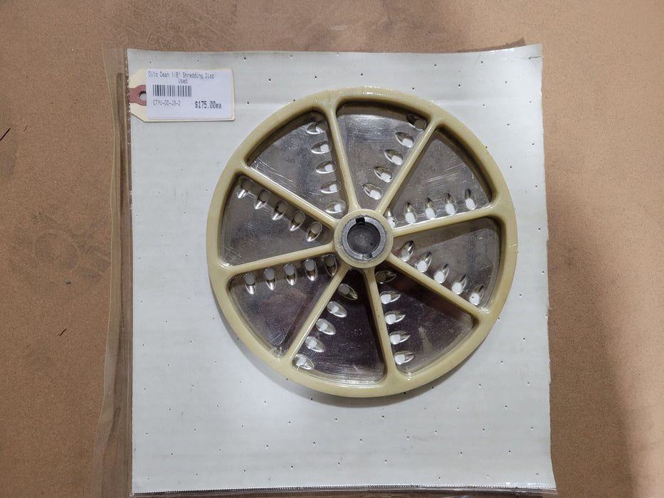 Dito Dean 1/8" Shredding Disc Used-cityfoodequipment.com