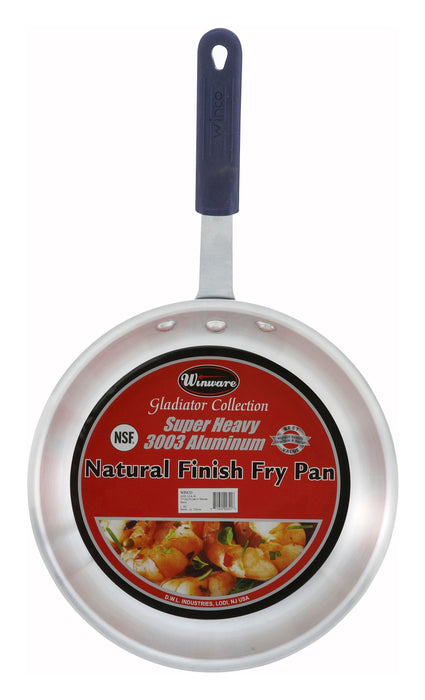 14" Alu Fry Pan w/Sleeve, Gladiator, Natural Finish (6 Each)-cityfoodequipment.com