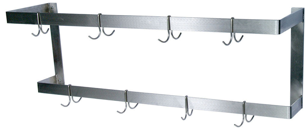 72" S/S Double Bar Pot Rack-cityfoodequipment.com