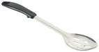 13" Slotted Basting Spoon, Stop Hook Plastic Hdl, S/S (12 Each)-cityfoodequipment.com