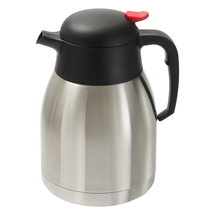 1.5L Carafe, Insulated, Push Button, S/S (8 Each)-cityfoodequipment.com