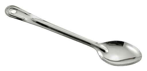 11" Solid Basting Spoon, 1.5mm, S/S (12 Each)-cityfoodequipment.com