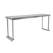 Single Overshelf 18" X 72", 18 Ga. Stainless Steel-cityfoodequipment.com