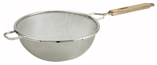 10-1/4" Double Mesh Strainer, Medium, Nickle Plated (12 Each)-cityfoodequipment.com