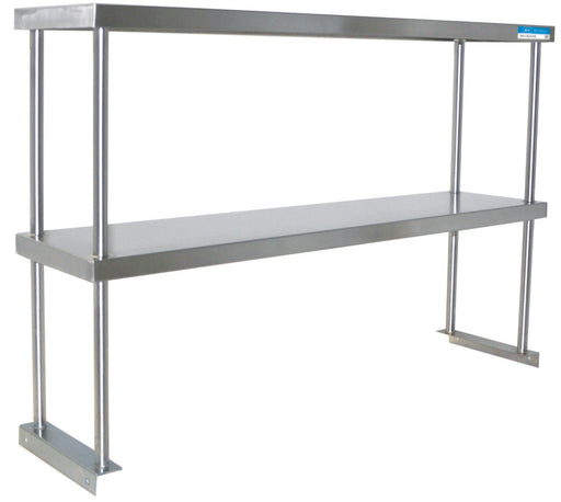 Double Overshelf 12" x 60" 18 Ga. S/S-cityfoodequipment.com