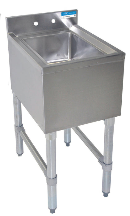 18"X15" S/S Underbar Dump Sink w/ 10"x14" bowl-cityfoodequipment.com