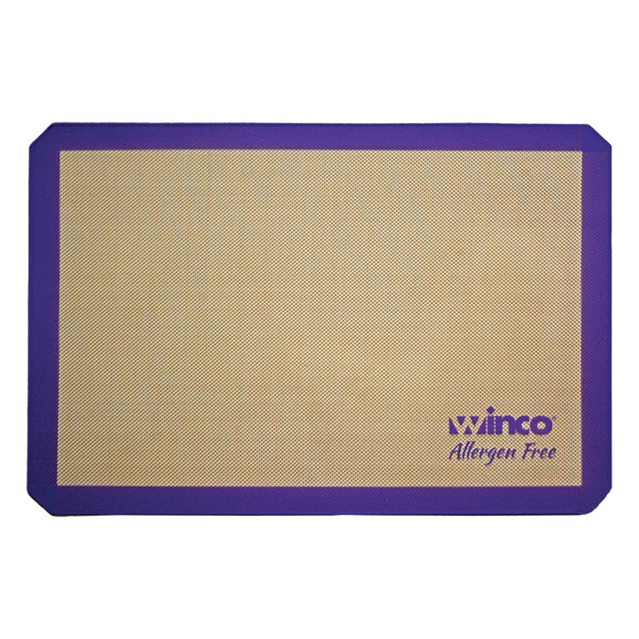 Purple Silicone Baking Mat, Half-size, 11-5/8" x 16-1/2", Allergen Free (10 Each)-cityfoodequipment.com