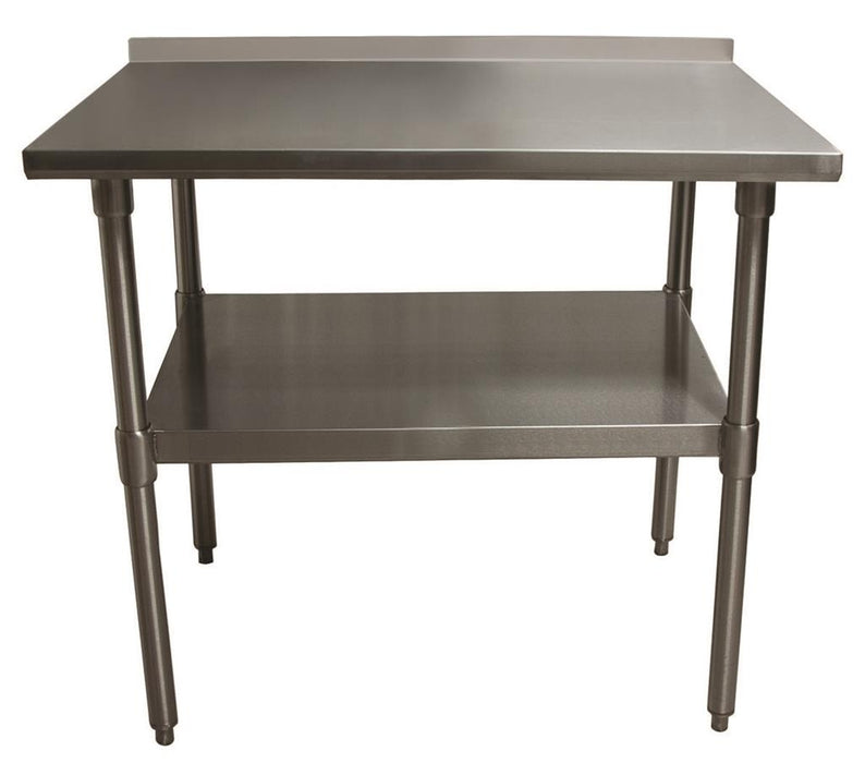 18 ga. S/S Work Table Undershelf 1.5" Riser 48"x30"-cityfoodequipment.com