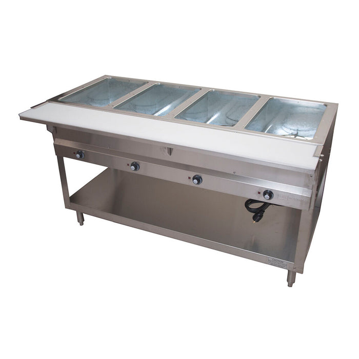 BK-Resources Sealed Well Electric Steam Table (4) Well - 240V 3750W-cityfoodequipment.com