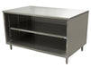 24" X 48" S/S Cabinet Base Chef Table-cityfoodequipment.com