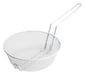 10" Breading Basket, Medium Mesh, White Plastic Coating (12 Each)-cityfoodequipment.com