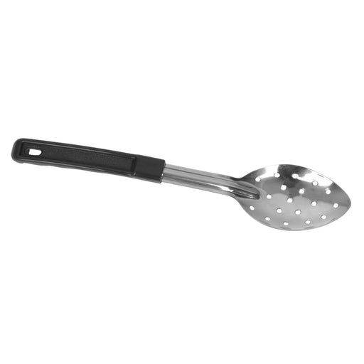 11" PERFORATED BASTING SPOON-PLASTIC HANDLE LOT OF 12 (Ea)-cityfoodequipment.com