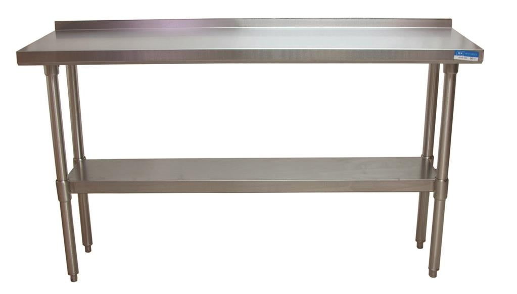 18 ga. S/S Work Table Undershelf 1.5" Riser 60"x18"-cityfoodequipment.com