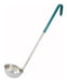 4oz, Ladle, One-piece, Green, S/S (12 Each)-cityfoodequipment.com