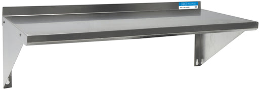 16" x 84" S/S T-304 18 Ga Wall Shelf-cityfoodequipment.com