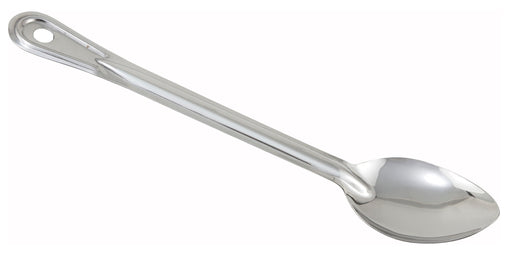 Winco Prime One-piece S/S 13" Solid Basting Spoon, NSF (12 Each)-cityfoodequipment.com